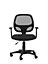 Alphason davis office chair with wheels in black