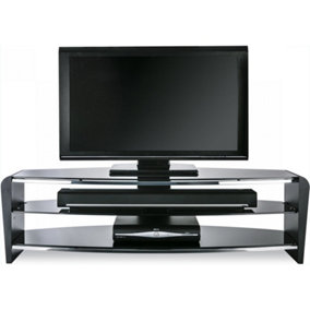 Alphason Francium 1400 Black TV Stand for up to 65" TVs