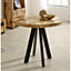 Alphon Mango Wooden 4 Seater Round Dining Table