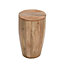 Alphon Mango Wooden Drum Side Table