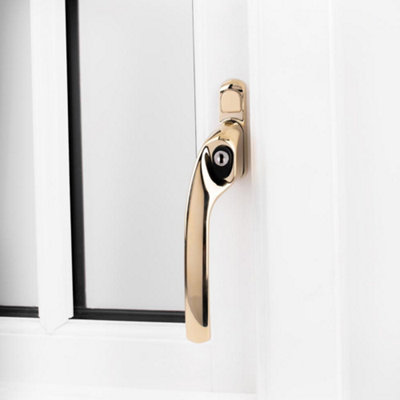 Alpine Espag Window Handle - Polished Gold (Left Hand) Price Comparisons | Compare The Build