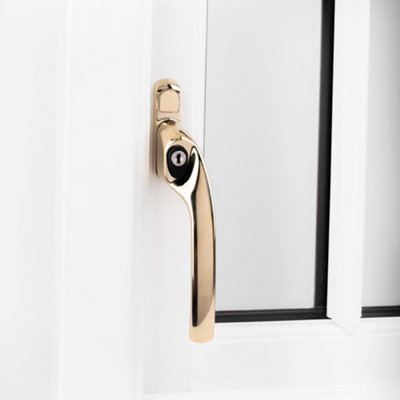 Alpine Espag Window Handle - Polished Gold (Right Hand) Price Comparisons | Compare The Build