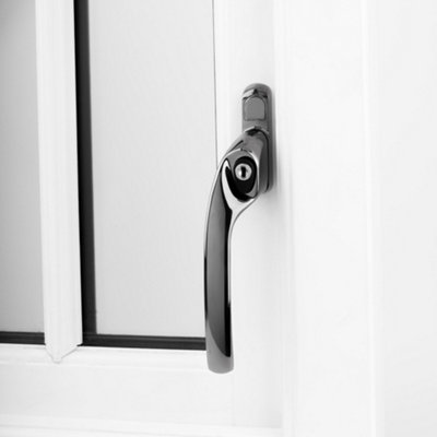 Alpine Espag Window Handle - Smokey Chrome (Left Hand) Price Comparisons | Compare The Build