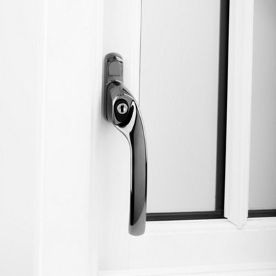 Alpine Espag Window Handle - Smokey Chrome (Right Hand) Price Comparisons | Compare The Build