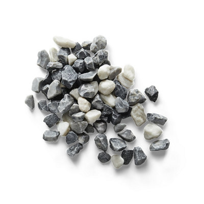 Alpine Grey White Black 12-25mm Stone Gravel Chippings Garden Patio Aggregates