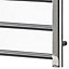 Alpine Heated Towel Rails For Central Heating, Chrome - W500 x H1200 mm