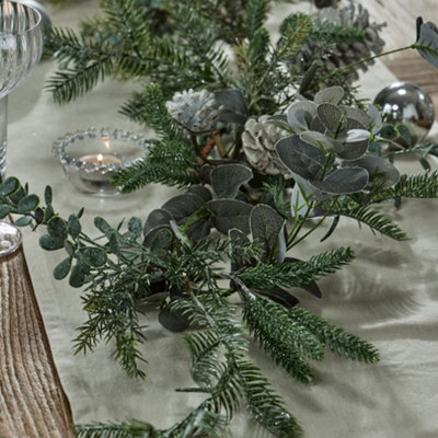 Alpine Lodge Xmas Table Decoration Christmas Table Centrepiece - 150cm - 3