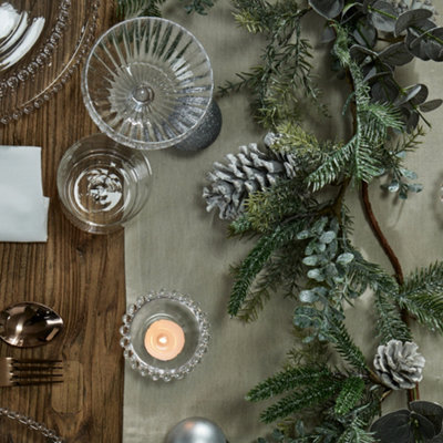Alpine Lodge Xmas Table Decoration Christmas Table Centrepiece - 150cm - 4