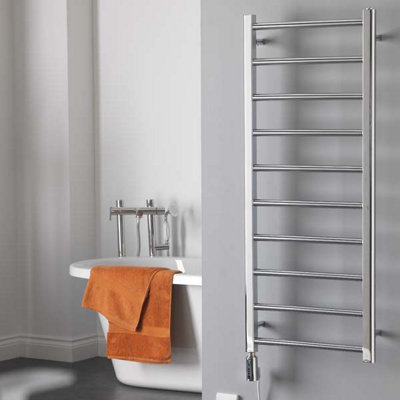 Electric towel rail with thermostat and timer hotsell