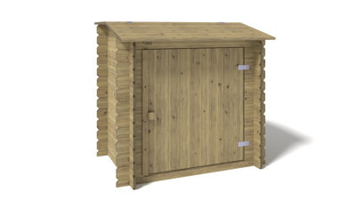 ALTANKA Pool equipment garden cabinet W.4ft x L.3ft x H.3ft- Impregnated SZA7
