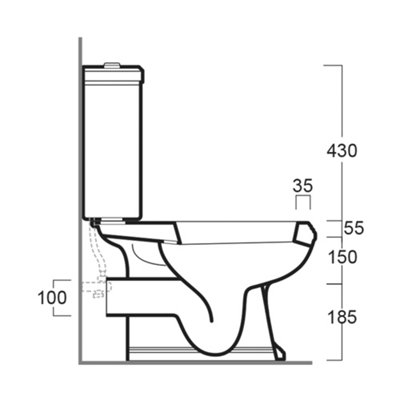 Altara Traditional Close Coupled Toilet - 7