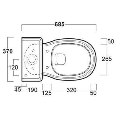 Altara Traditional Close Coupled Toilet - 8