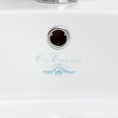 Altara Traditional Console Basin with Ceramic Legs - 5