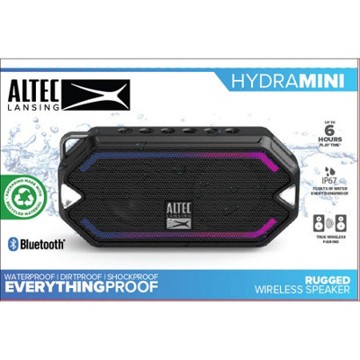 ALTEC LANSING IMW1000 HydraMini RGB Waterproof Speaker - Black