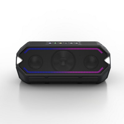 ALTEC LANSING  IMW1400 HydraBoom RGB Waterproof Speaker - Black