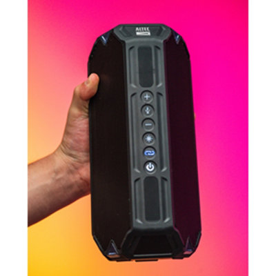 ALTEC LANSING  IMW1400 HydraBoom RGB Waterproof Speaker - Black
