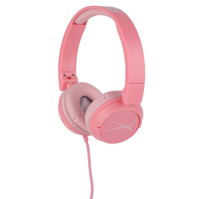Altec Lansing Kid Safe Wired Headphones - Bubblegum Pink
