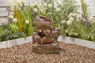 Altico Coppice Mains Plugin Powered Water Feature with Protective Cover
