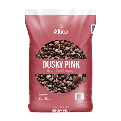 Altico Dusky Pink 12-20mm Sharp Pinkish Stone Large Bag