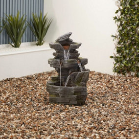 Altico Eden Mains Plugin Powered Water Feature with Protective Cover