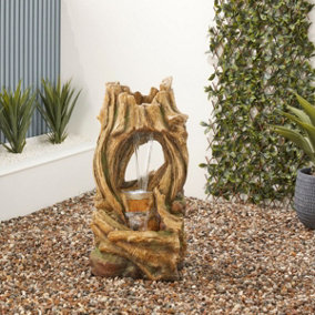 Altico Farnham Mains Plugin Powered Water Feature with Protective Cover