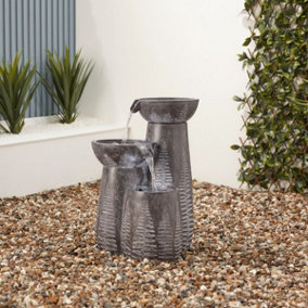 Altico Fernland Solar Water Feature with Protective Cover