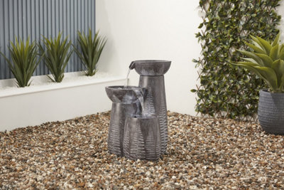 Altico Fernland Solar Water Feature with Protective Cover
