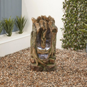 Altico Galloway Mains Plugin Powered Water Feature with Protective Cover