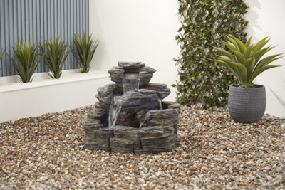 Altico Great Gable Mains Plugin Powered Water Feature with Protective Cover