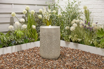 Altico Marguerite Mains Plugin Powered Water Feature with Protective Cover