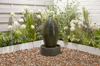 Altico Saturn Mains Plugin Powered Water Feature with Protective Cover