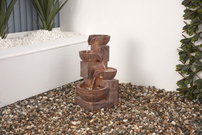 Altico Tuscany Mains Plugin Powered Water Feature with Protective Cover