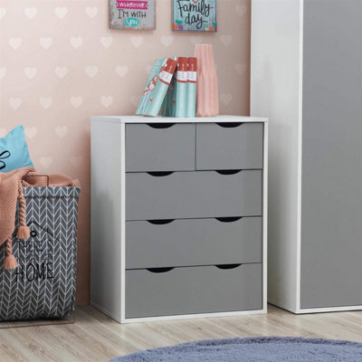 Alton 3 2 Drawer Bedroom Cabinet Bedside Chest Of Drawers White