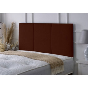 Alton Chenille 5ft Kingsize 24" Headboard - Brown