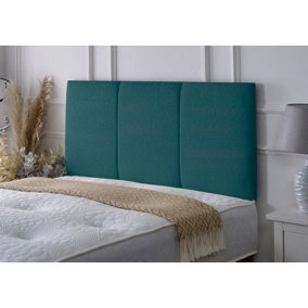 Alton Chenille 5ft Kingsize 24" Headboard - Teal