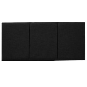 Alton Turin Linen 2ft6 Small Single 20" Headboard -  Black
