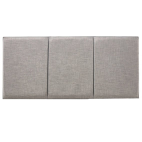 Alton Turin Linen 2ft6 Small Single 20" Headboard -  Silver