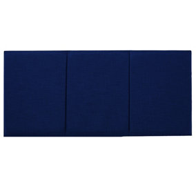 Alton Turin Linen 4ft Small Double 20" Headboard -  Blue
