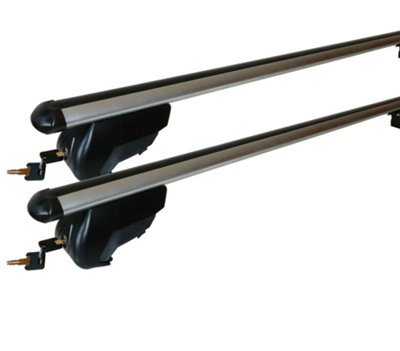 Aluminium Aero Roof Rack Bars with Locks Ford Galaxy 2006-2009 with T-Profile Fitting Rails