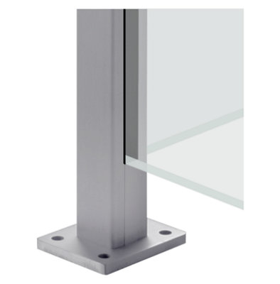 Aluminium Balustrade Corner Post (1100mm High)