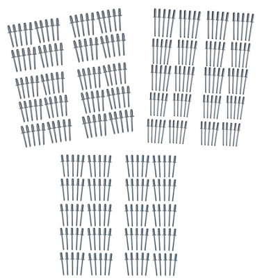 Aluminium Blind Pop Pot Rivets Set Fastener Fastening 3.2 / 4 / 4.8mm 300 Pack