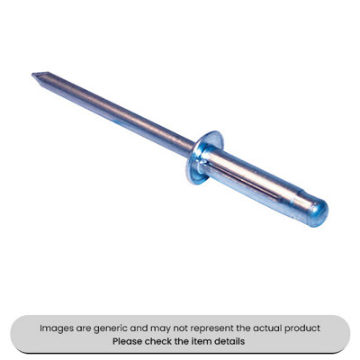 Aluminium Bulbex Rivets Standard Flange 4.8X25MM Pack Qty 100