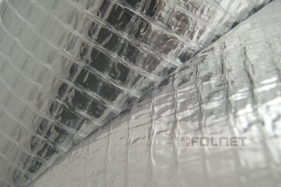 Aluminium Foil Membrane Vapour Barrier and Thermal Insulation 1.5m x 50m - 75 SQ/M