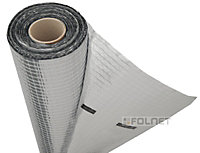 Aluminium Foil Membrane Vapour Barrier and Thermal Insulation 1m x 50m - 50 SQ/M