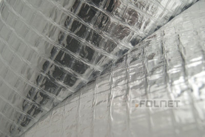 Aluminium Foil Membrane Vapour Barrier and Thermal Insulation 1m x 50m - 50 SQ/M