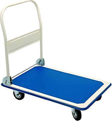 Aluminium Folding Sack Trolley - 150KG Hand Truck Barrow with Extendable Handle & Wheels for Garden & Pallet Transport - Foldable