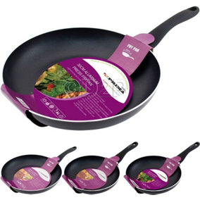 Aluminium Non Stick Coated Cooking Frying Pan Kitchen Frypan Soft Touch Handle 28cm