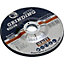 Aluminium Oxide DPC Metal Grinding Disc - 100 x 6mm - 16mm Bore Depressed Centre