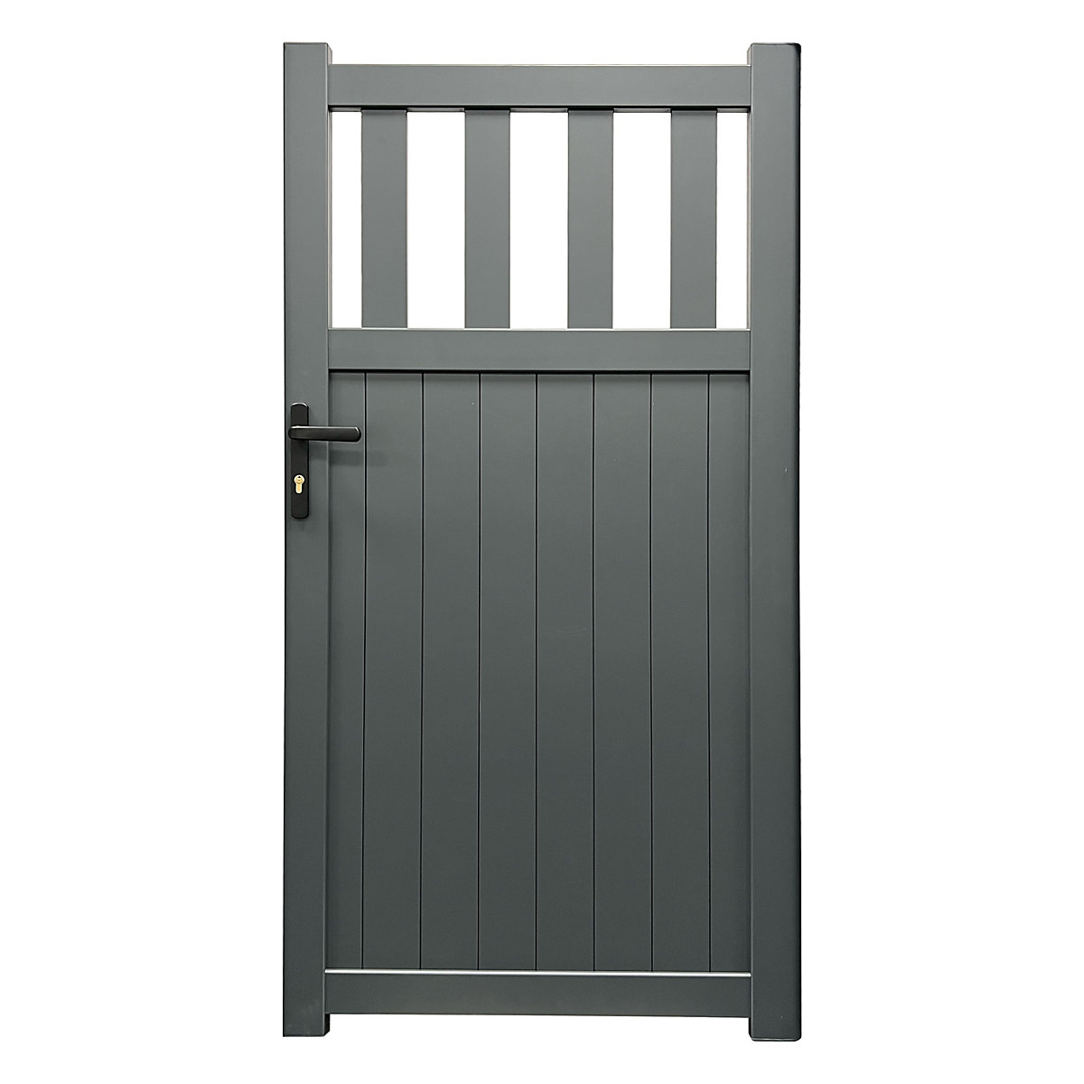 Aluminium Pedestrian Garden Gate 900X1400mm Anthracite Grey Aluminium Pedestrian Garden Gate 900X1400mm Anthracite Grey