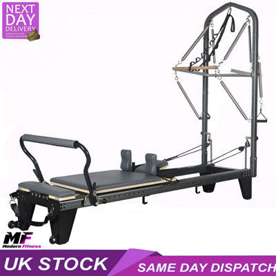 Aluminium Pilates Reformer Machine with Half Tower (Half Cadillac ...